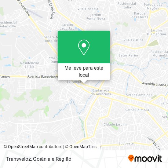 Transveloz mapa