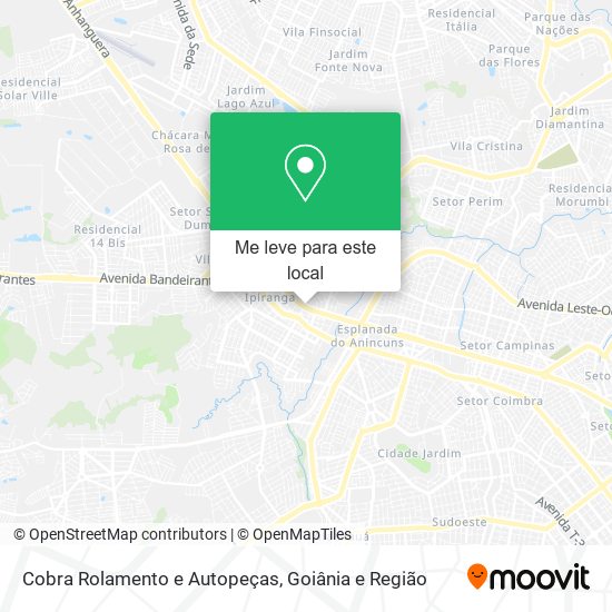 Cobra Rolamento e Autopeças mapa