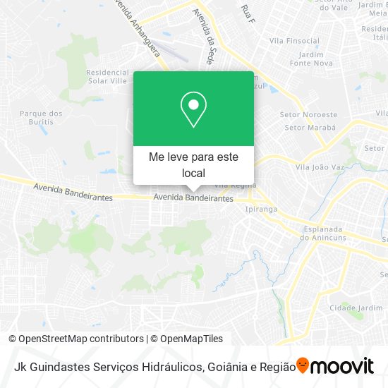 Jk Guindastes Serviços Hidráulicos mapa