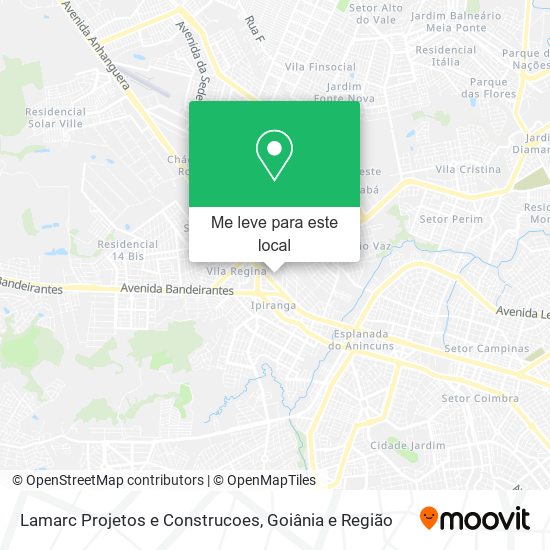 Lamarc Projetos e Construcoes mapa