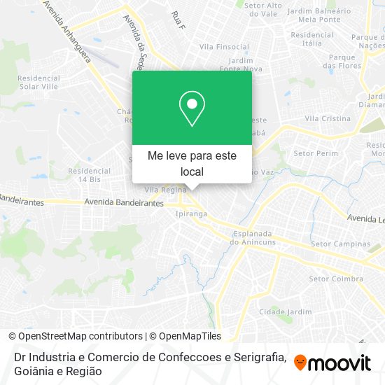 Dr Industria e Comercio de Confeccoes e Serigrafia mapa