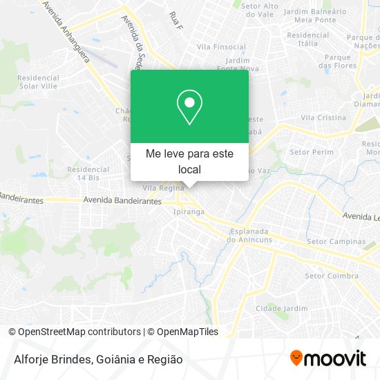 Alforje Brindes mapa