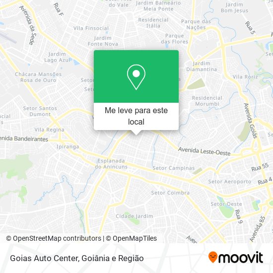 Goias Auto Center mapa