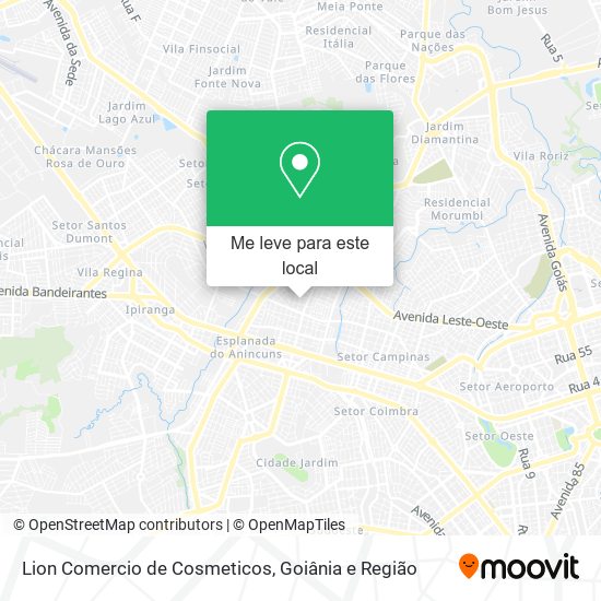 Lion Comercio de Cosmeticos mapa