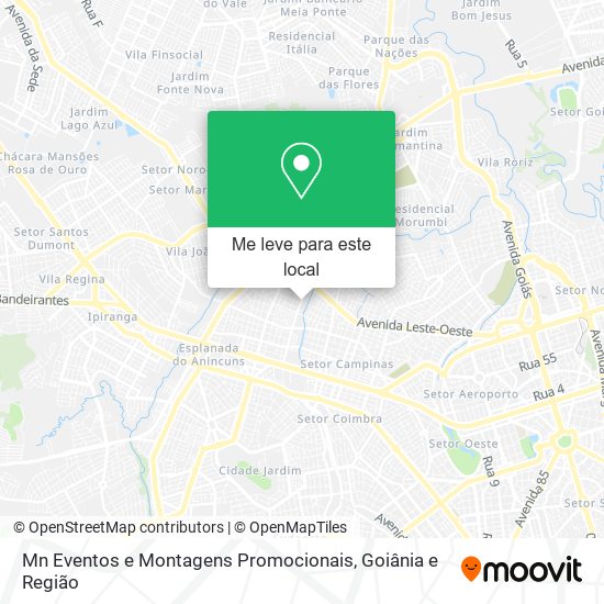 Mn Eventos e Montagens Promocionais mapa