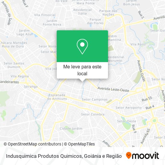 Indusquimica Produtos Quimicos mapa