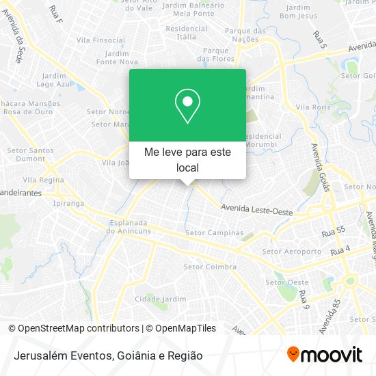 Jerusalém Eventos mapa