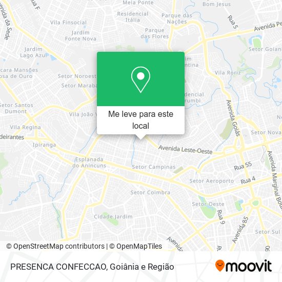 PRESENCA CONFECCAO mapa