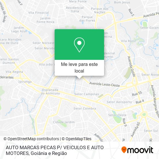 AUTO MARCAS PECAS P/ VEICULOS E AUTO MOTORES mapa