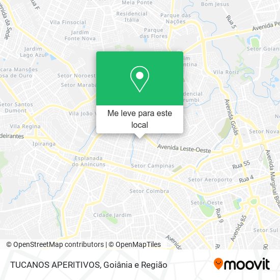 TUCANOS APERITIVOS mapa