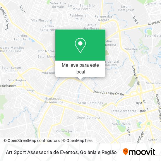 Art Sport Assessoria de Eventos mapa