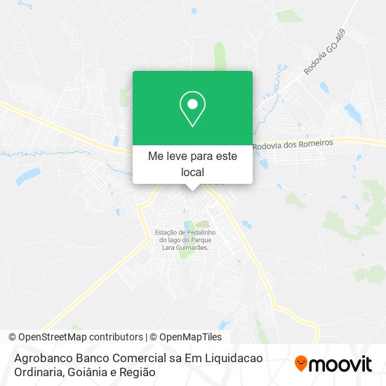 Agrobanco Banco Comercial sa Em Liquidacao Ordinaria mapa