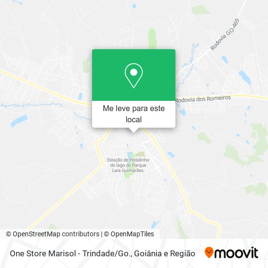 One Store Marisol - Trindade / Go. mapa