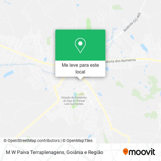 M W Paiva Terraplenagens mapa