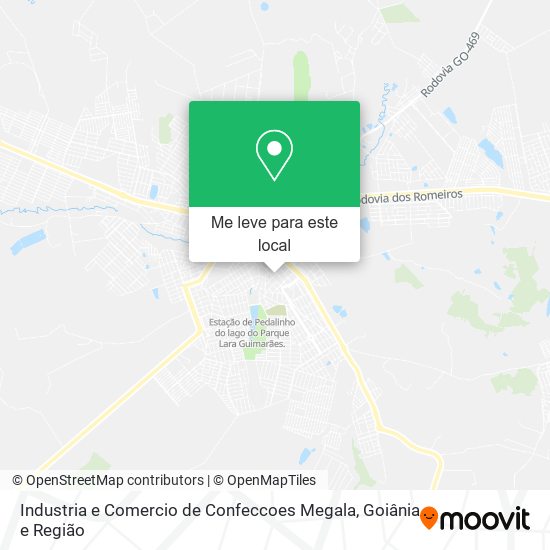 Industria e Comercio de Confeccoes Megala mapa