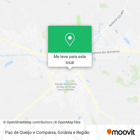 Pao de Queijo e Compania mapa