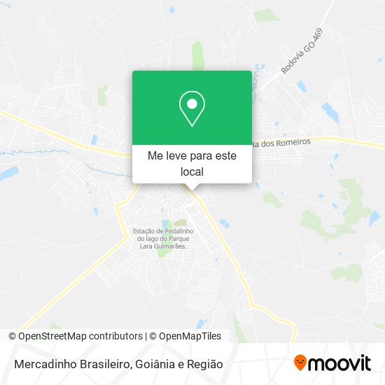 Mercadinho Brasileiro mapa