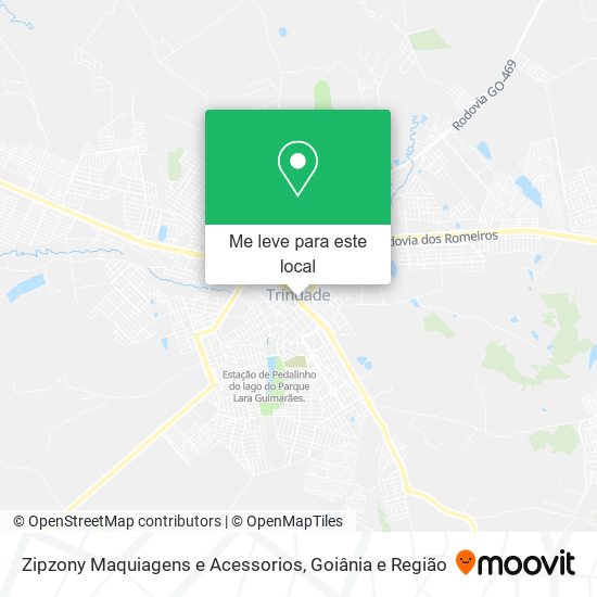 Zipzony Maquiagens e Acessorios mapa