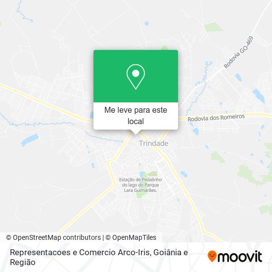 Representacoes e Comercio Arco-Iris mapa