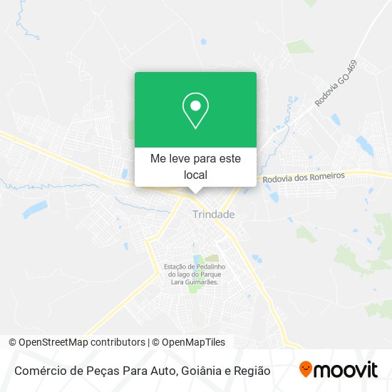 Comércio de Peças Para Auto mapa