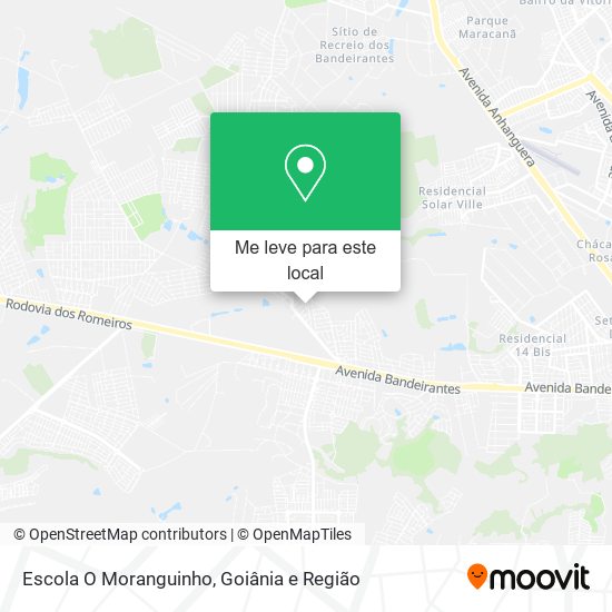 Escola O Moranguinho mapa