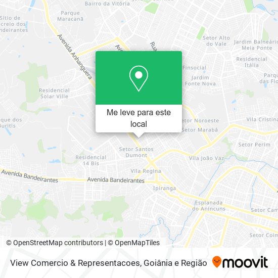 View Comercio & Representacoes mapa