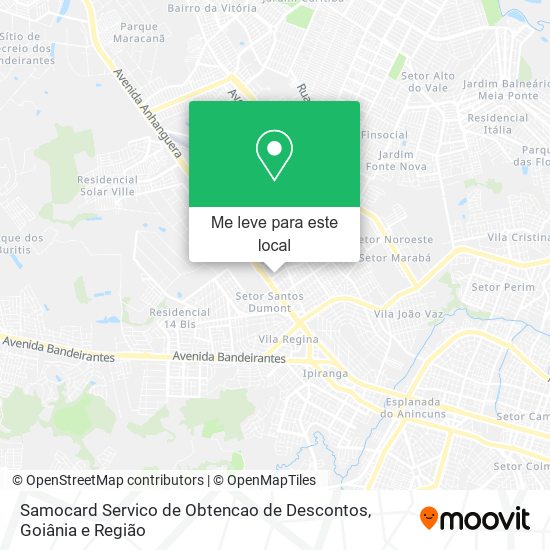 Samocard Servico de Obtencao de Descontos mapa