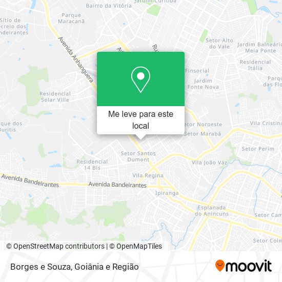 Borges e Souza mapa