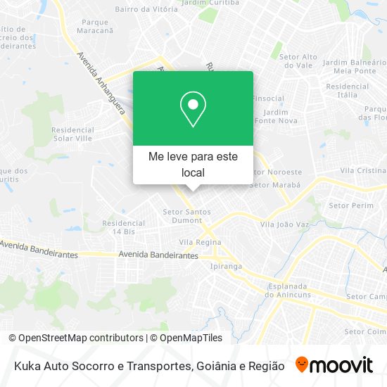 Kuka Auto Socorro e Transportes mapa