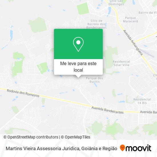 Martins Vieira Assessoria Juridica mapa