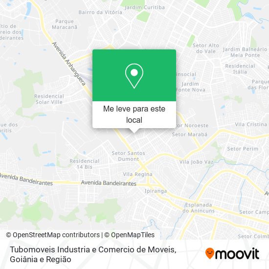 Tubomoveis Industria e Comercio de Moveis mapa