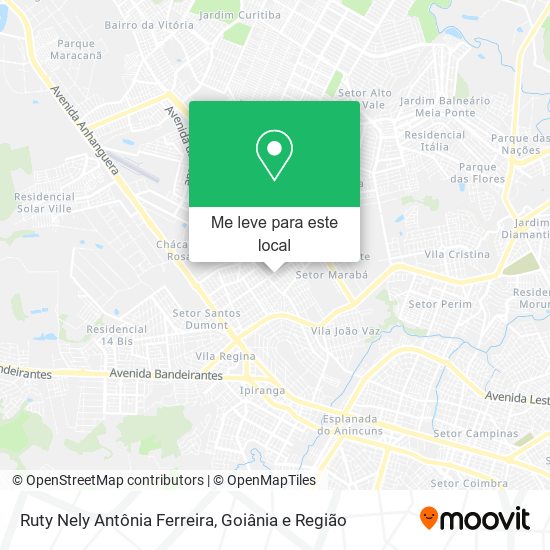 Ruty Nely Antônia Ferreira mapa