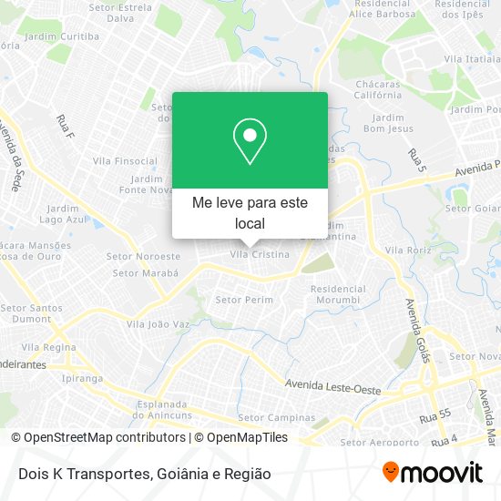 Dois K Transportes mapa