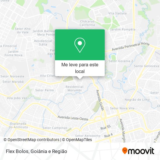 Flex Bolos mapa