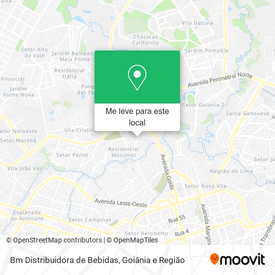 Bm Distribuidora de Bebidas mapa