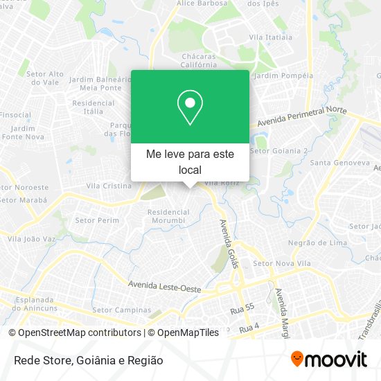 Rede Store mapa
