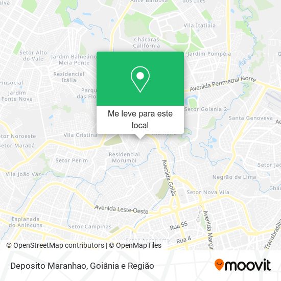 Deposito Maranhao mapa