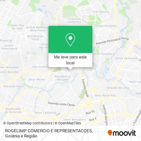 ROGELIMP COMERCIO E REPRESENTACOES mapa