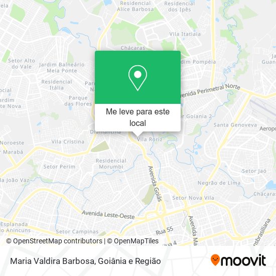 Maria Valdira Barbosa mapa