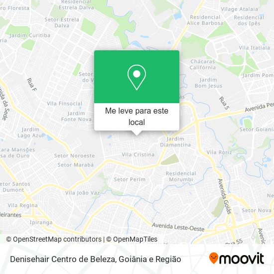 Denisehair Centro de Beleza mapa