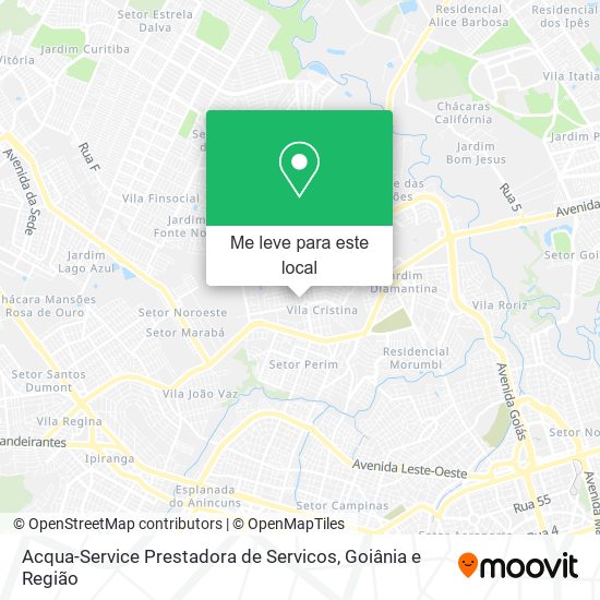 Acqua-Service Prestadora de Servicos mapa