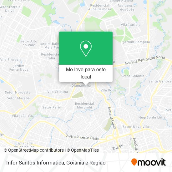 Infor Santos Informatica mapa