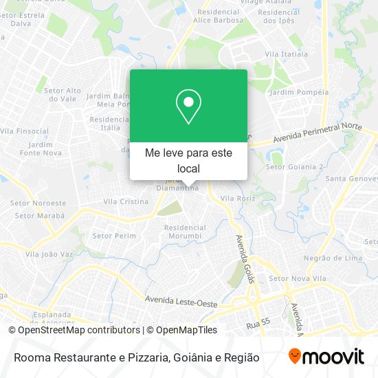 Rooma Restaurante e Pizzaria mapa