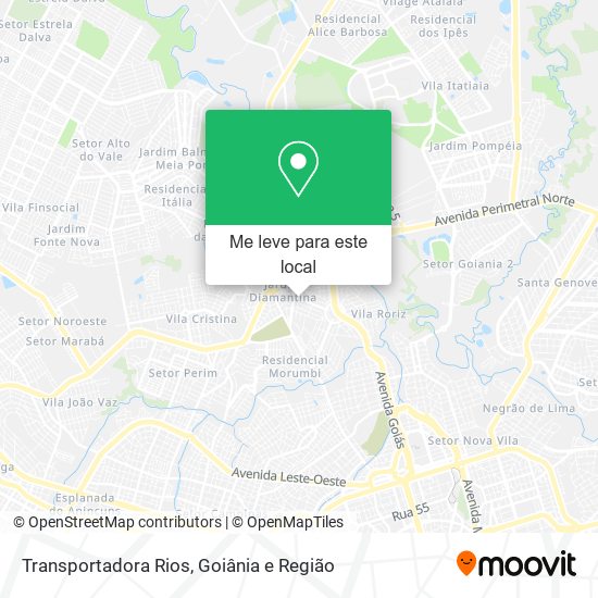 Transportadora Rios mapa