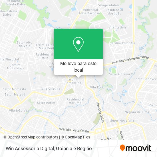 Win Assessoria Digital mapa