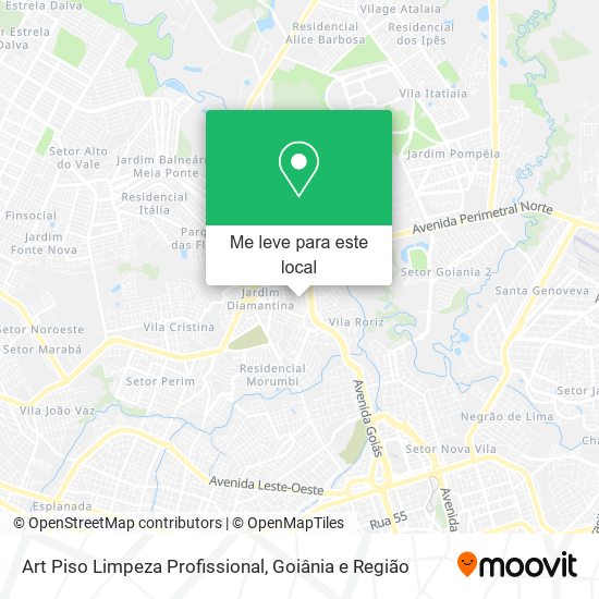 Art Piso Limpeza Profissional mapa