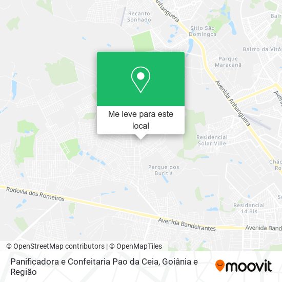 Panificadora e Confeitaria Pao da Ceia mapa