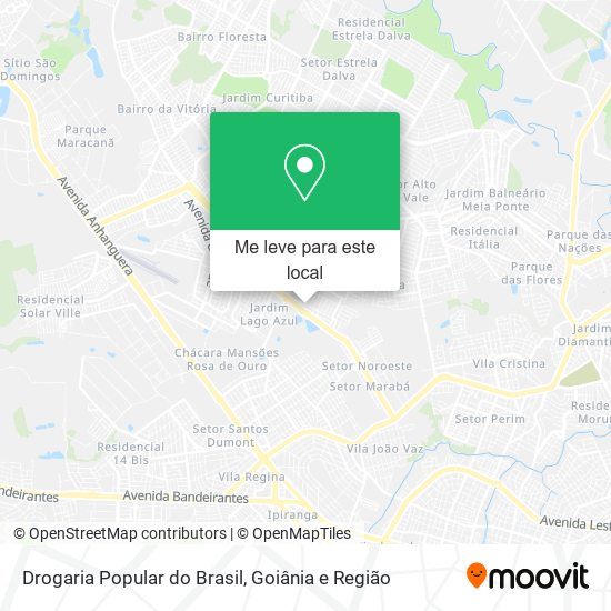 Drogaria Popular do Brasil mapa