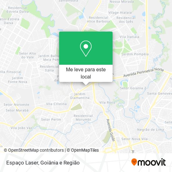 Espaço Laser mapa