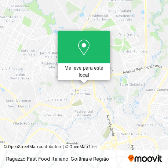 Ragazzo Fast Food Italiano mapa